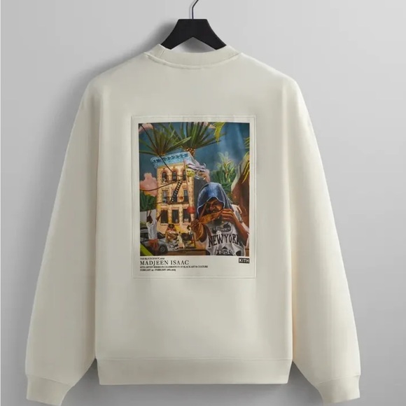 Kith x Madjeen Isaac Artist Crewneck Sweater 